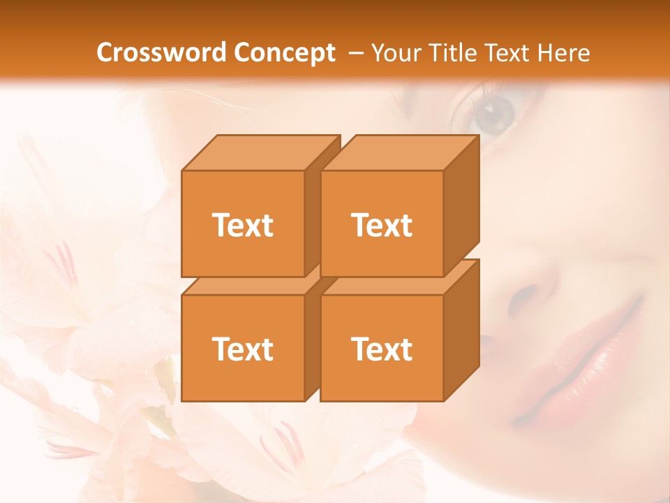 Woman Lifestyle Skin PowerPoint Template