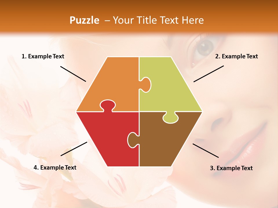 Woman Lifestyle Skin PowerPoint Template