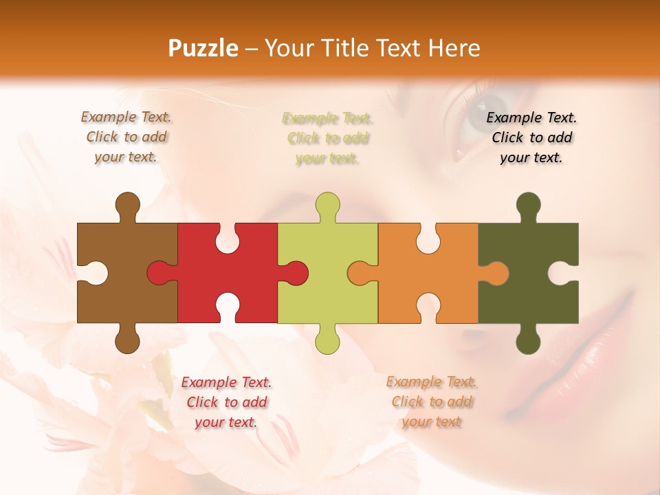 Woman Lifestyle Skin PowerPoint Template