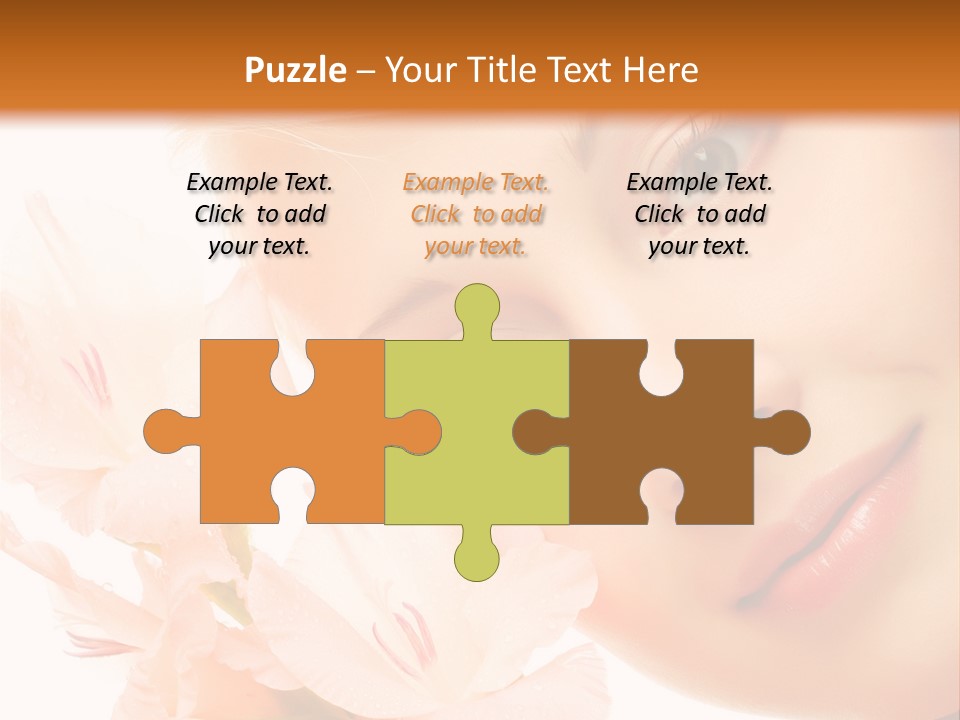 Woman Lifestyle Skin PowerPoint Template