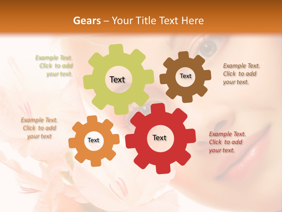 Woman Lifestyle Skin PowerPoint Template