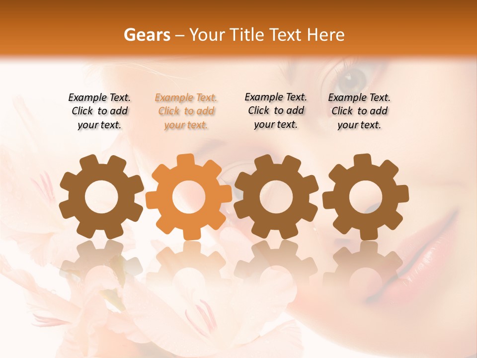 Woman Lifestyle Skin PowerPoint Template