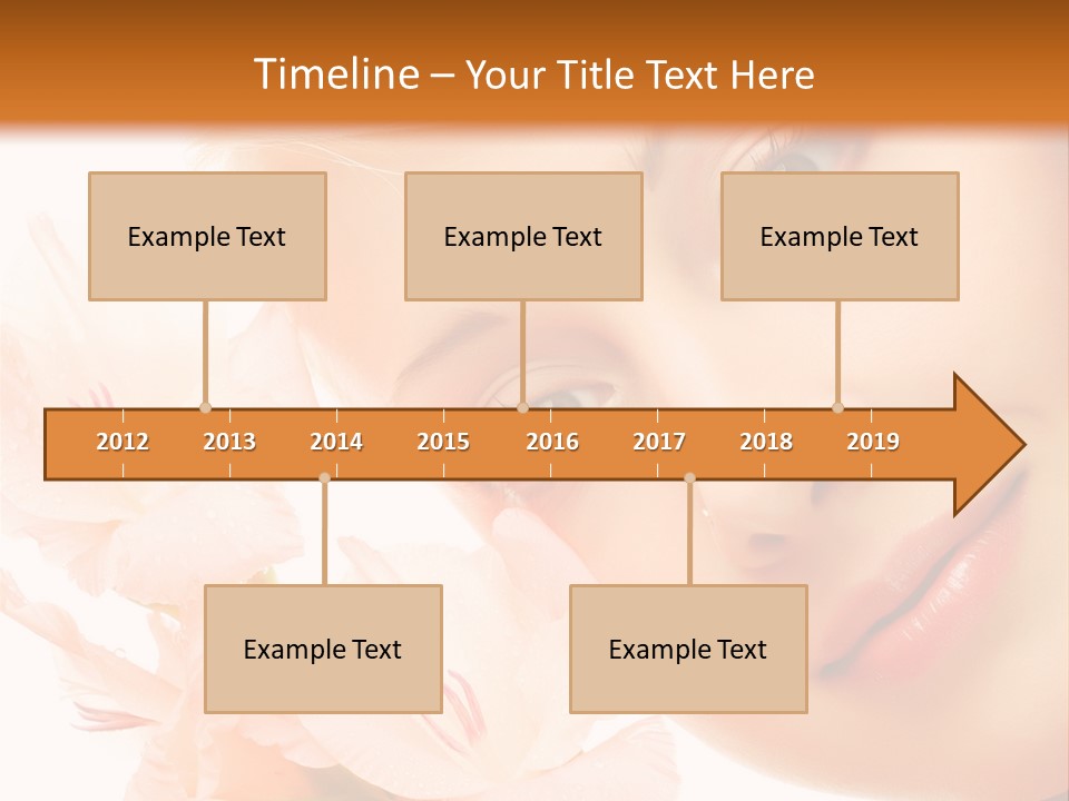 Woman Lifestyle Skin PowerPoint Template