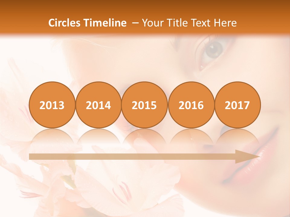 Woman Lifestyle Skin PowerPoint Template