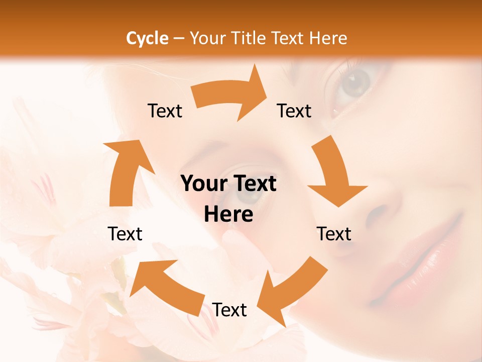 Woman Lifestyle Skin PowerPoint Template