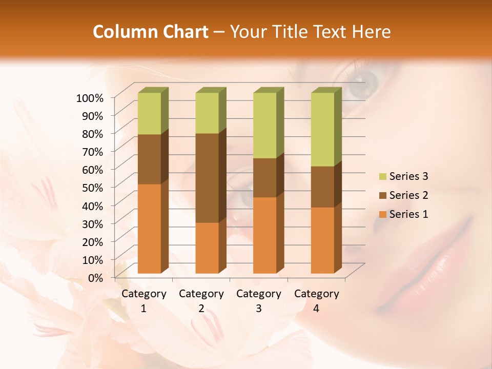 Woman Lifestyle Skin PowerPoint Template