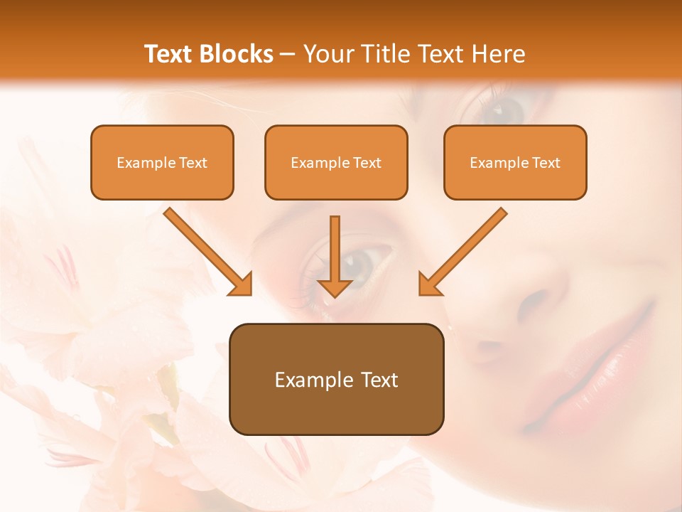 Woman Lifestyle Skin PowerPoint Template