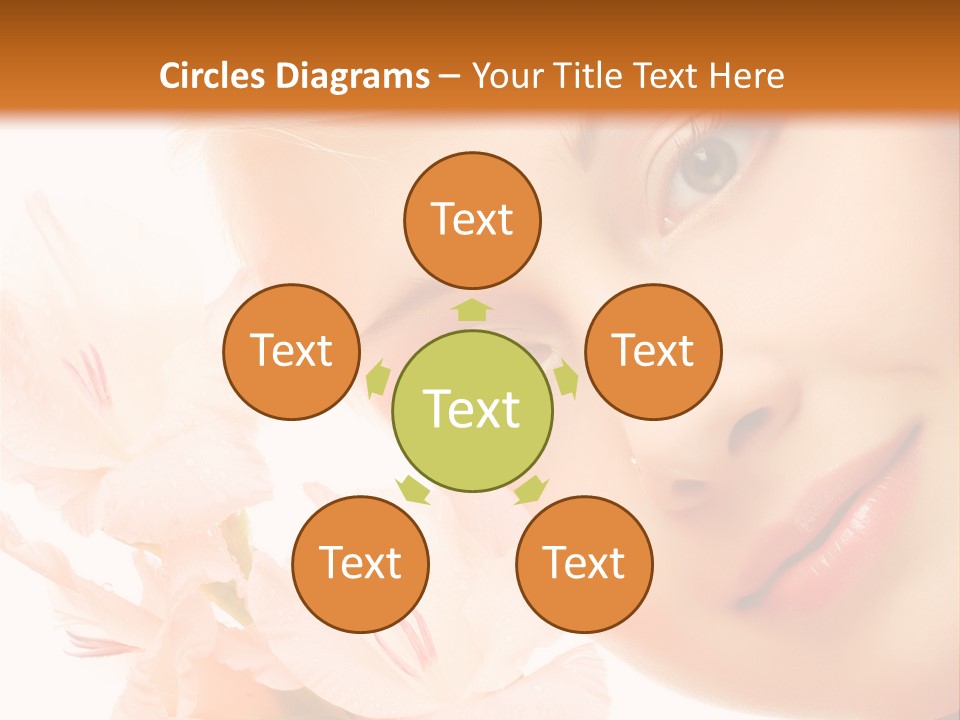 Woman Lifestyle Skin PowerPoint Template