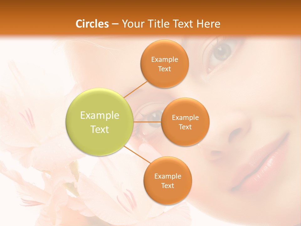 Woman Lifestyle Skin PowerPoint Template