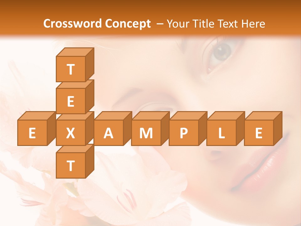 Woman Lifestyle Skin PowerPoint Template