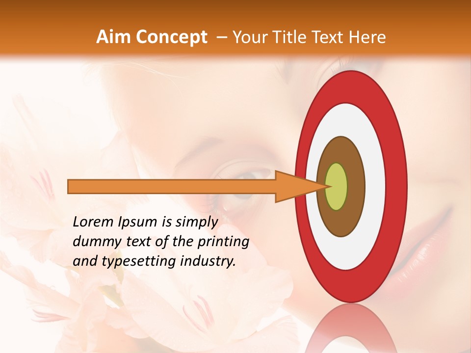 Woman Lifestyle Skin PowerPoint Template