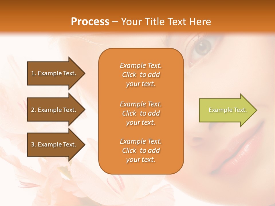 Woman Lifestyle Skin PowerPoint Template