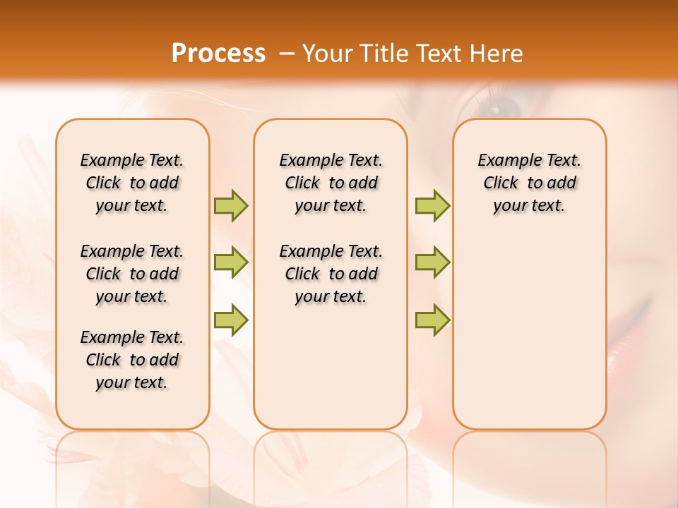 Woman Lifestyle Skin PowerPoint Template