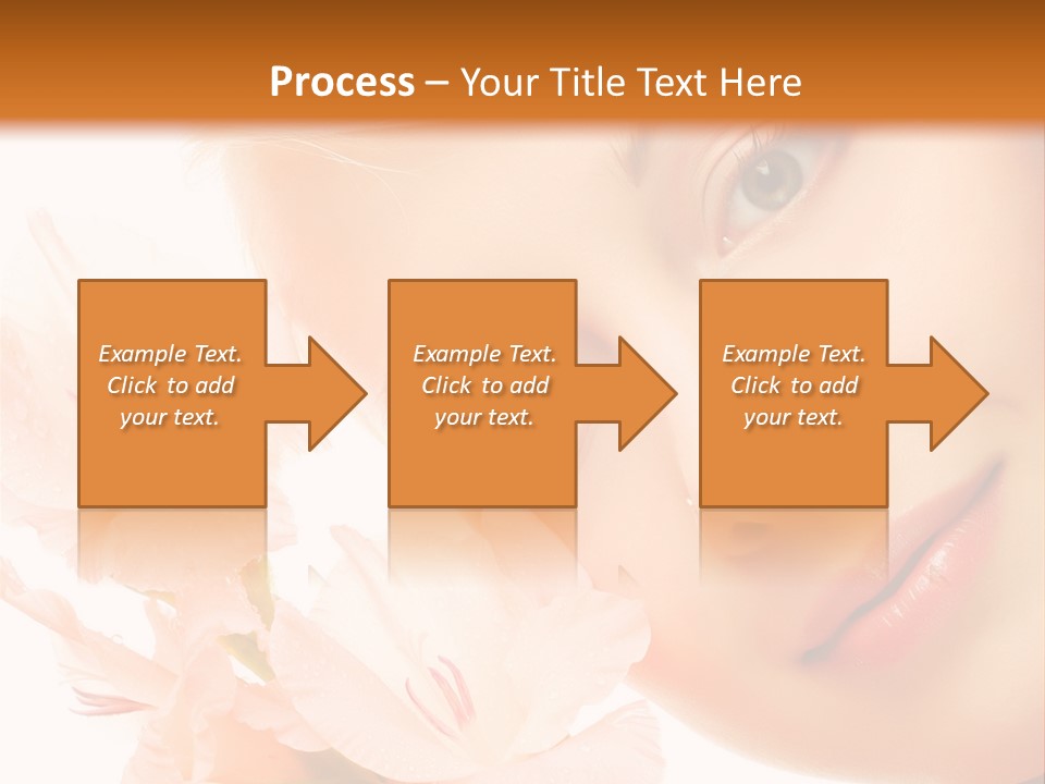Woman Lifestyle Skin PowerPoint Template