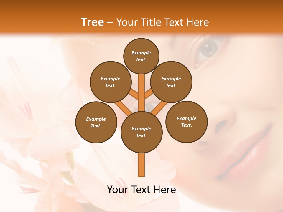 Woman Lifestyle Skin PowerPoint Template