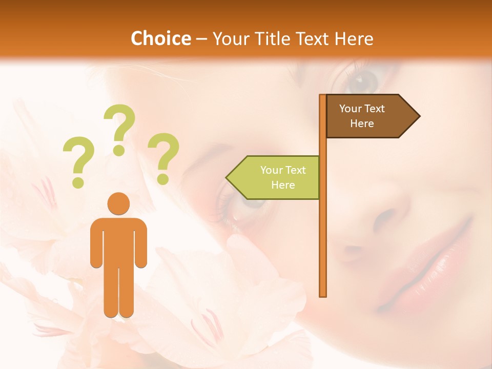 Woman Lifestyle Skin PowerPoint Template