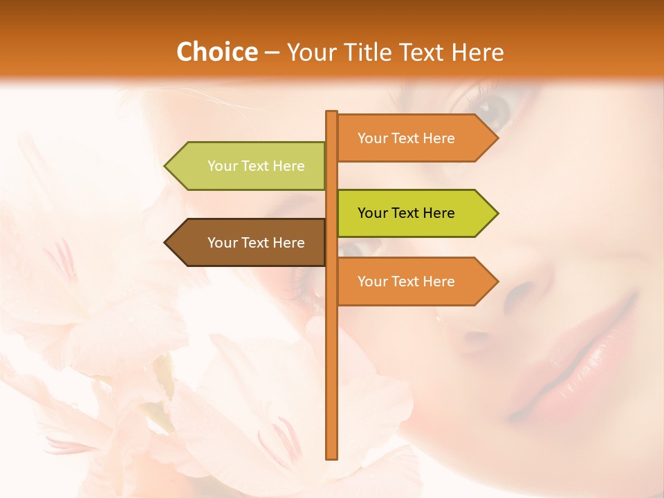 Woman Lifestyle Skin PowerPoint Template