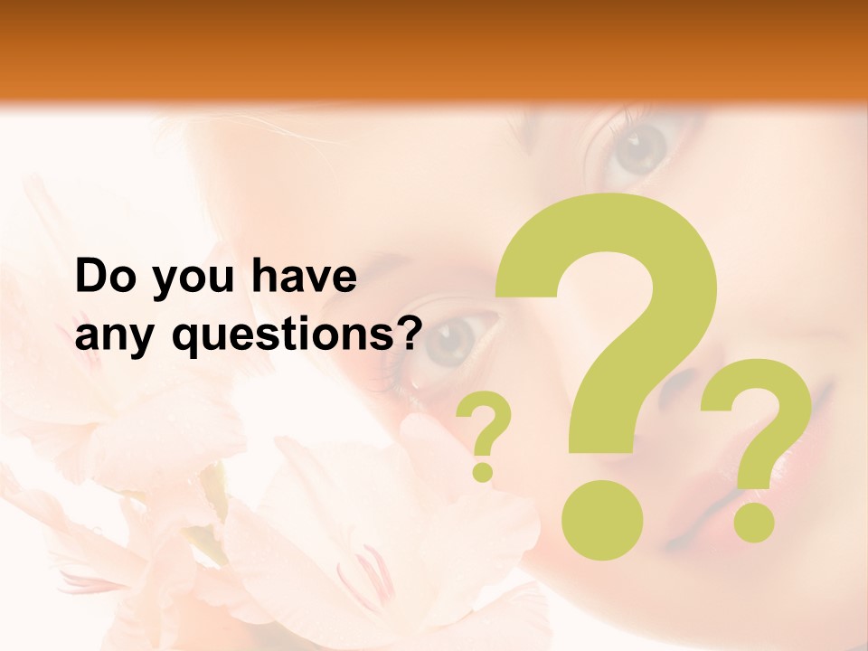 Woman Lifestyle Skin PowerPoint Template