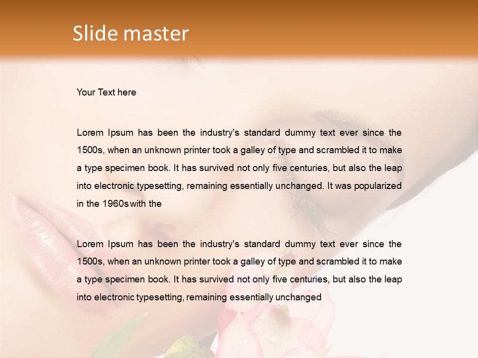 Healthy Eye Floral PowerPoint Template