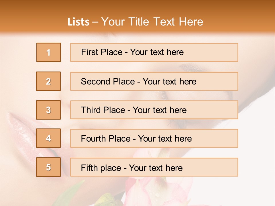 Healthy Eye Floral PowerPoint Template