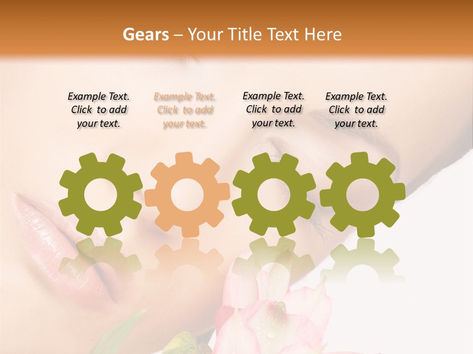 Healthy Eye Floral PowerPoint Template