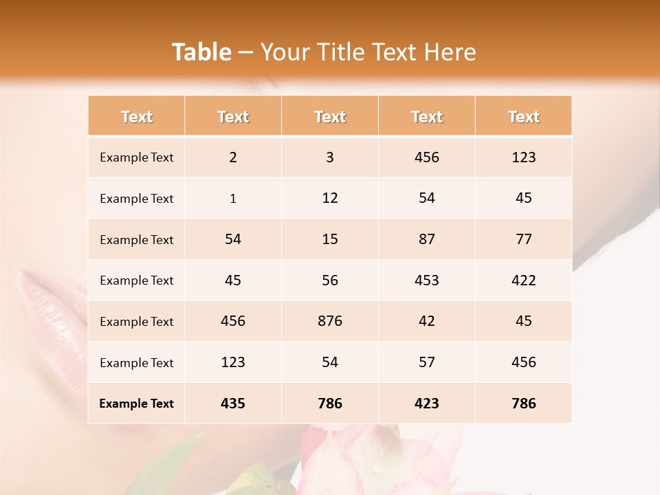 Healthy Eye Floral PowerPoint Template