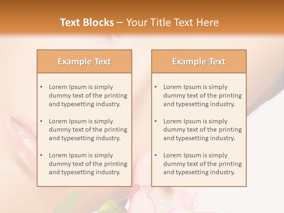 Healthy Eye Floral PowerPoint Template