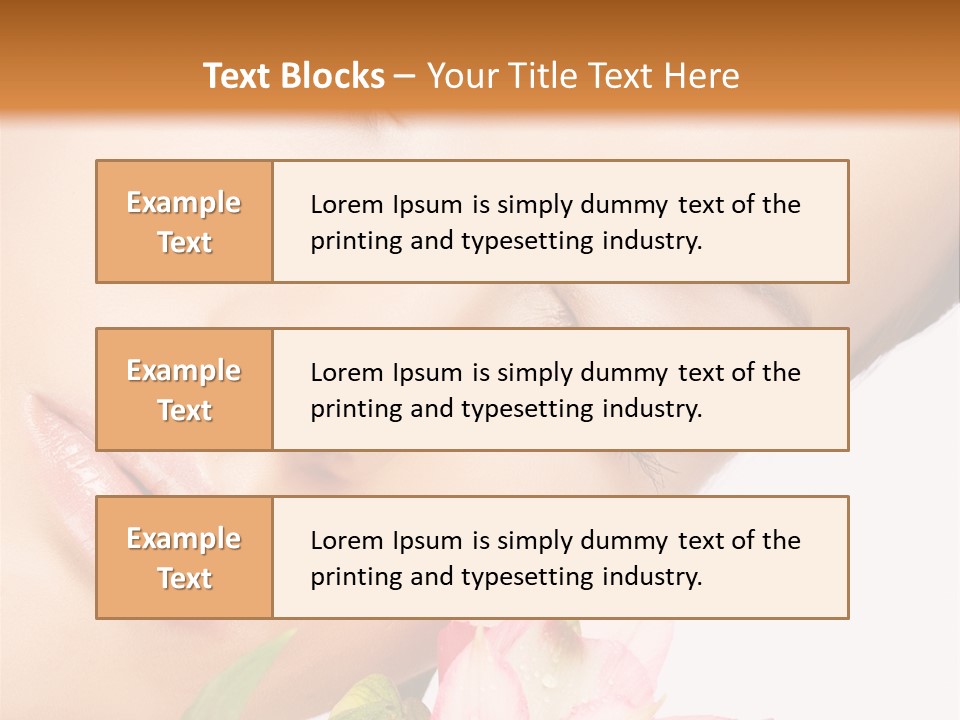 Healthy Eye Floral PowerPoint Template