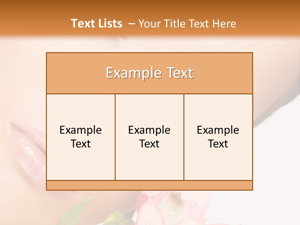 Healthy Eye Floral PowerPoint Template