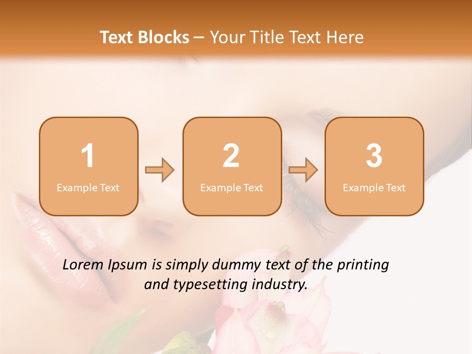 Healthy Eye Floral PowerPoint Template