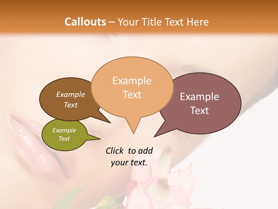 Healthy Eye Floral PowerPoint Template