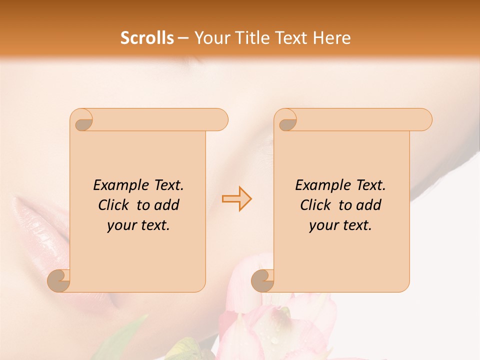 Healthy Eye Floral PowerPoint Template