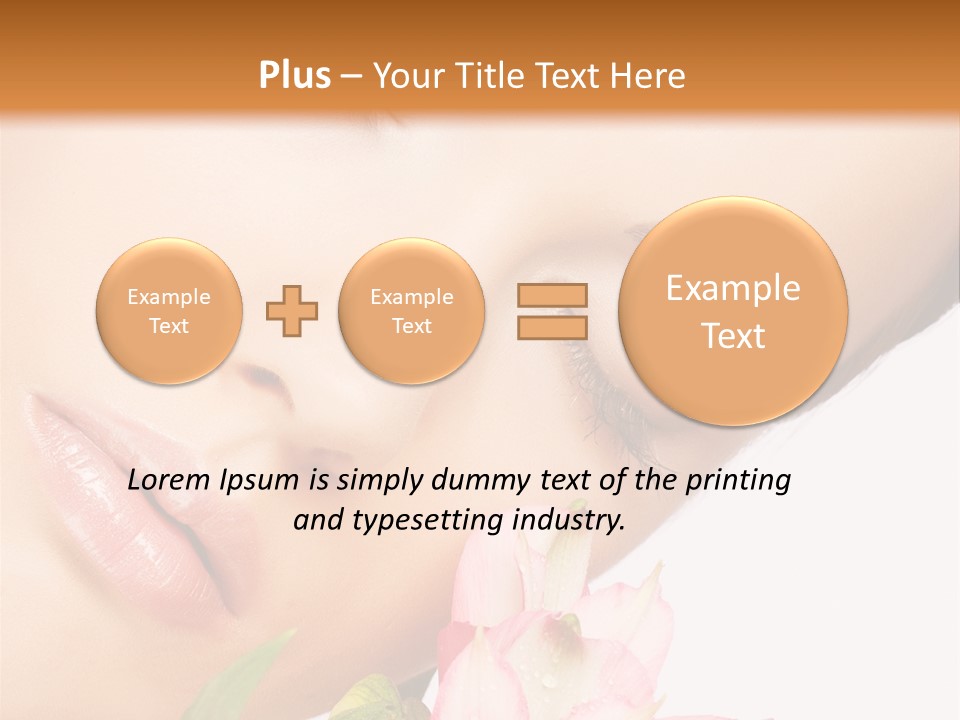 Healthy Eye Floral PowerPoint Template