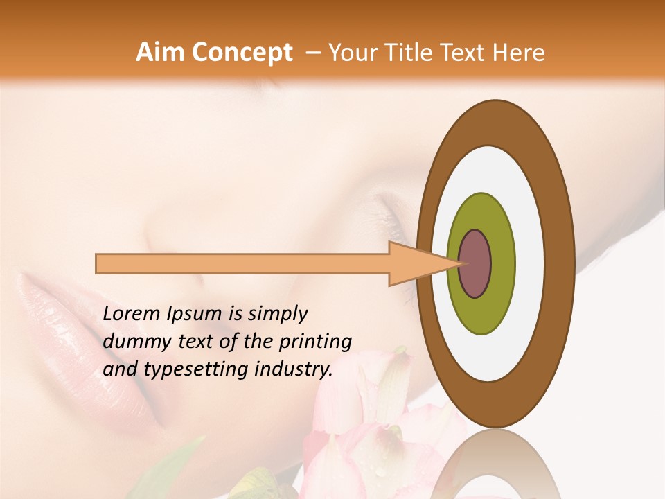Healthy Eye Floral PowerPoint Template