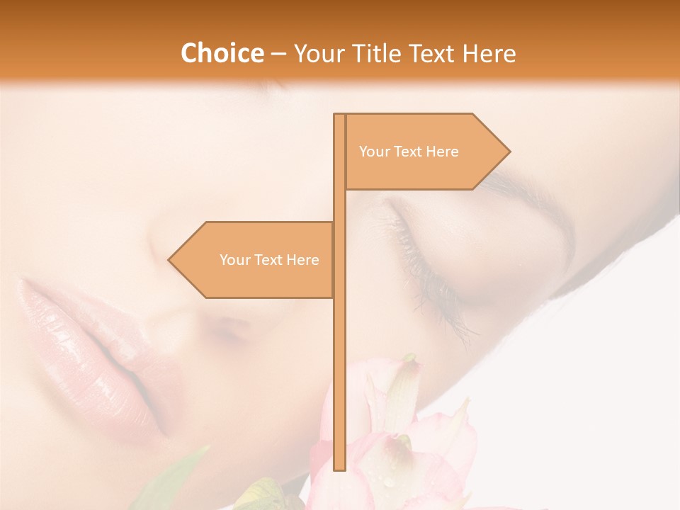 Healthy Eye Floral PowerPoint Template