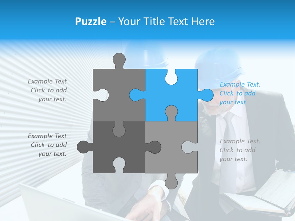 Workers Industrial Energy PowerPoint Template