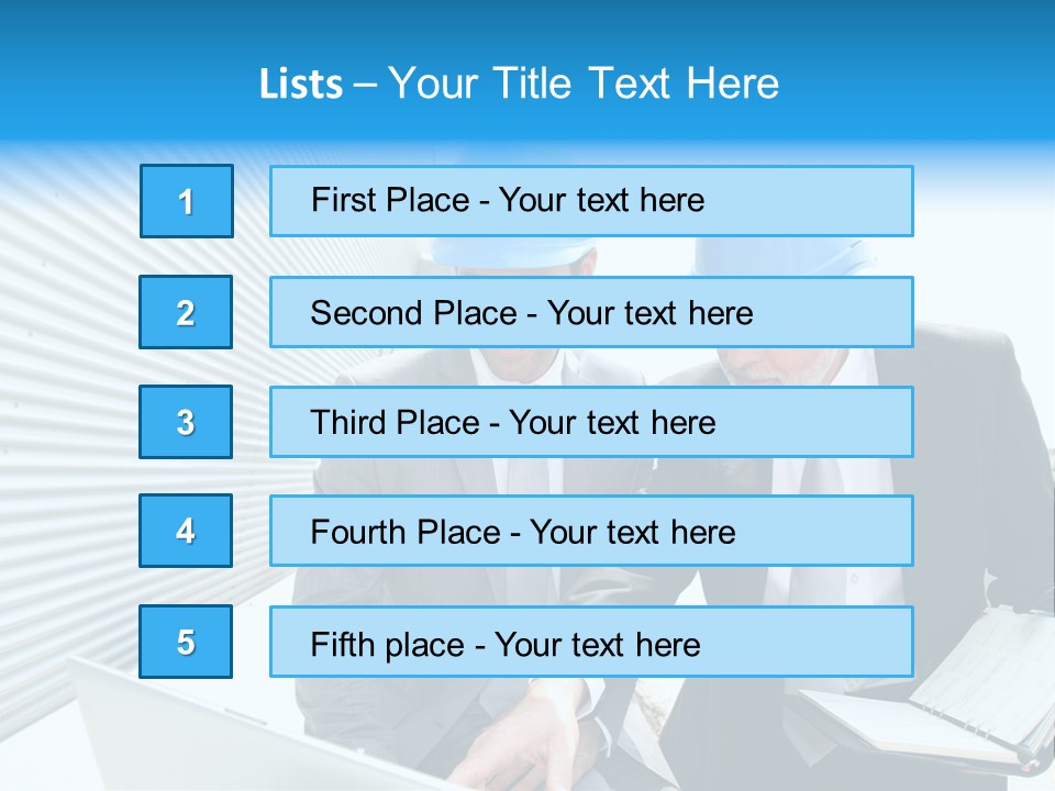 Workers Industrial Energy PowerPoint Template