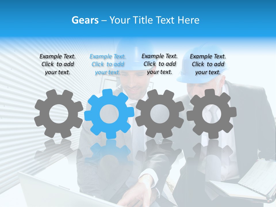 Workers Industrial Energy PowerPoint Template