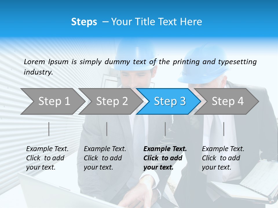 Workers Industrial Energy PowerPoint Template