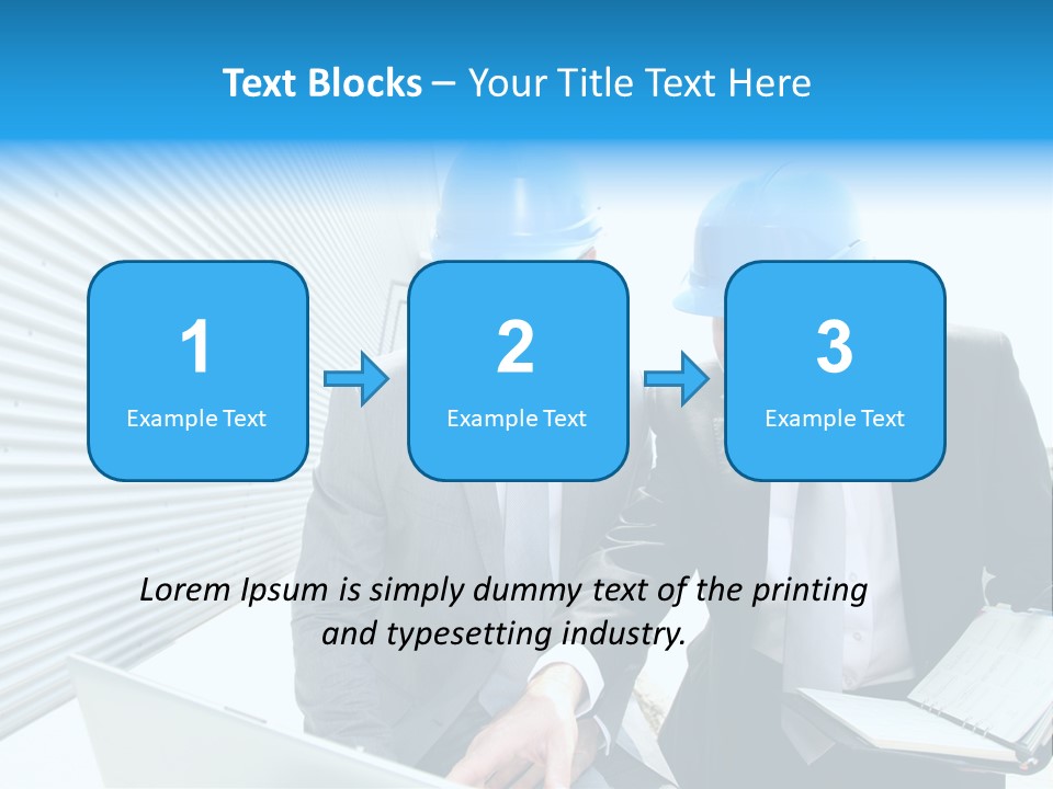 Workers Industrial Energy PowerPoint Template