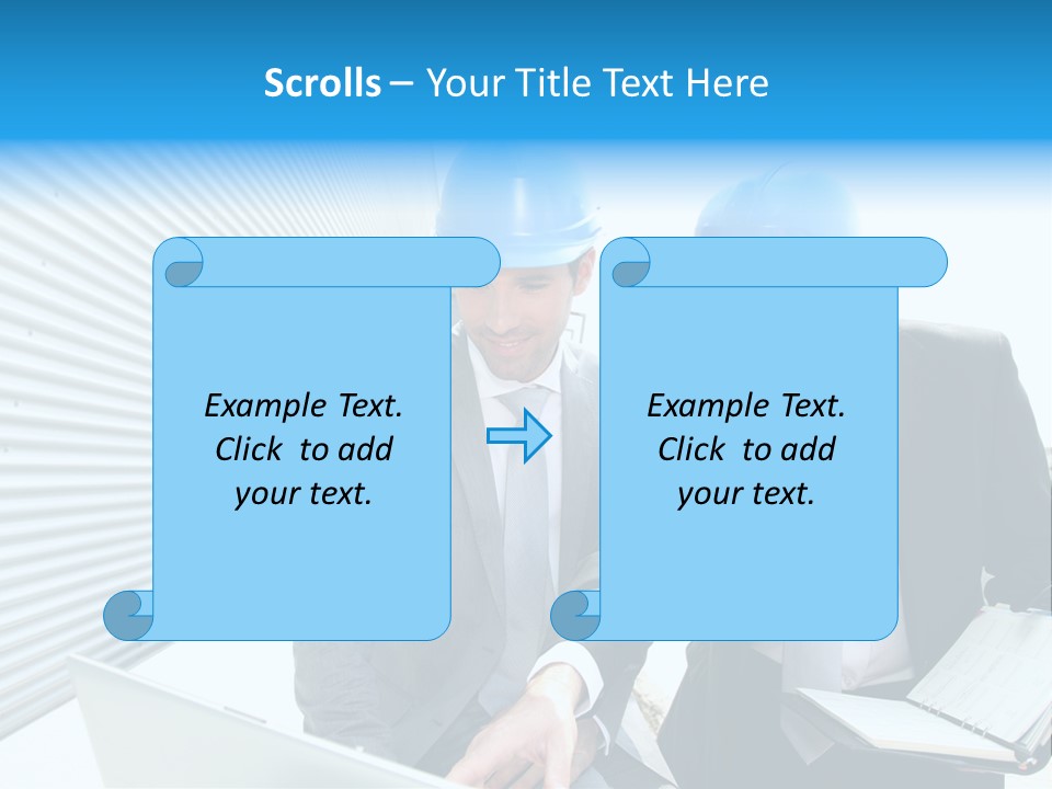 Workers Industrial Energy PowerPoint Template