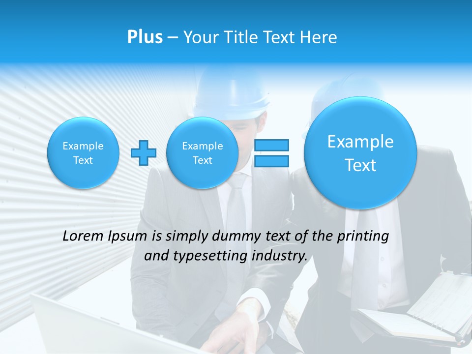 Workers Industrial Energy PowerPoint Template