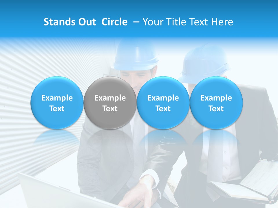 Workers Industrial Energy PowerPoint Template