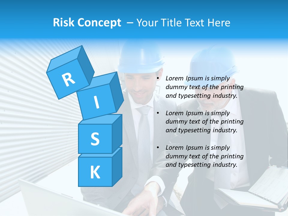 Workers Industrial Energy PowerPoint Template