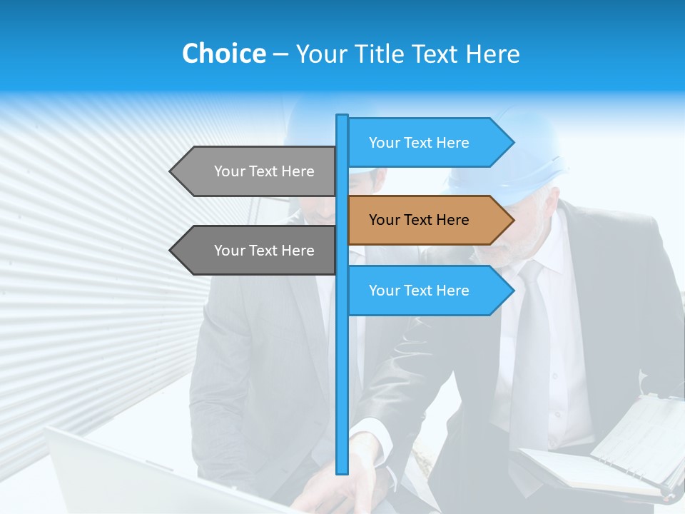 Workers Industrial Energy PowerPoint Template