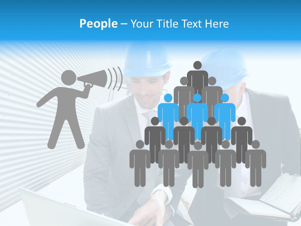 Workers Industrial Energy PowerPoint Template