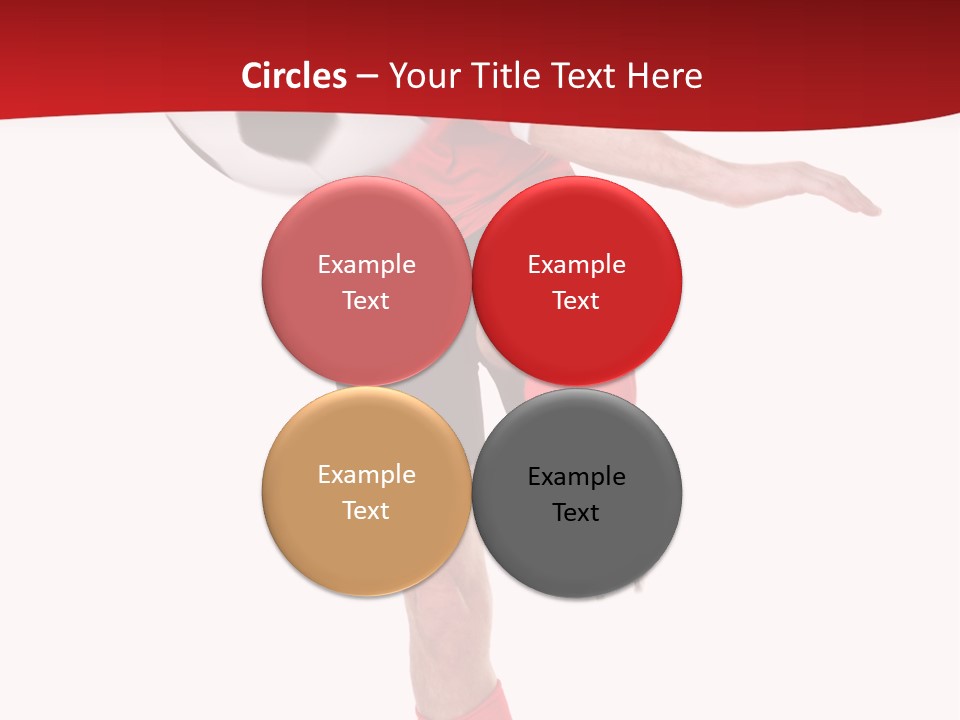 Full Sportsman Ball PowerPoint Template