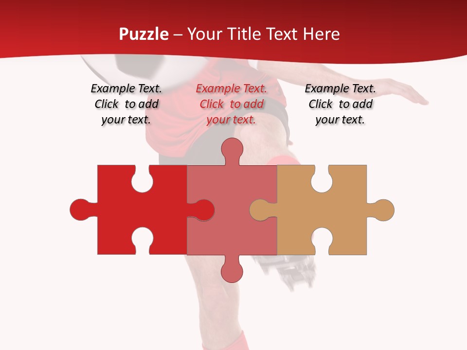 Full Sportsman Ball PowerPoint Template