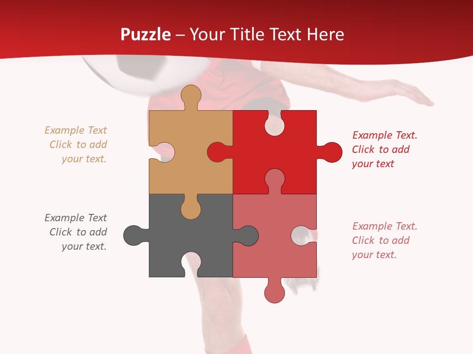 Full Sportsman Ball PowerPoint Template