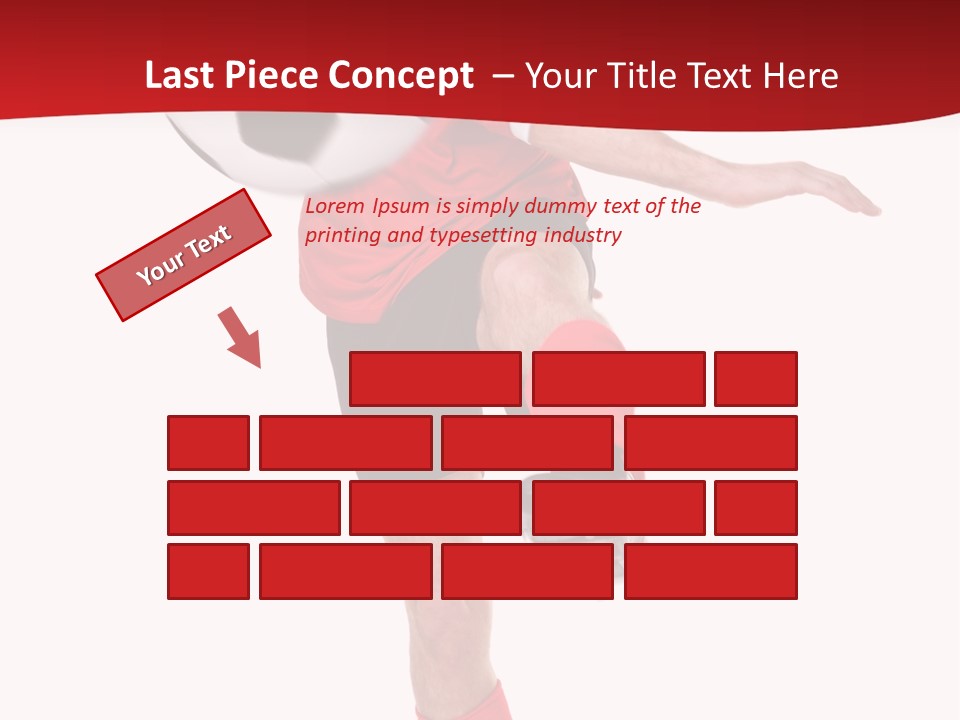 Full Sportsman Ball PowerPoint Template